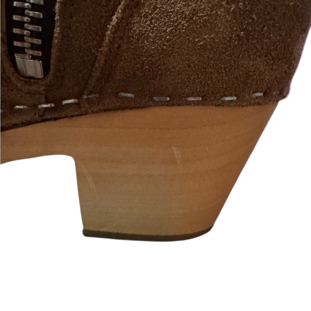 New SWEDISH HASBEENS Zip it Emy Suede - Picture 4 of 14